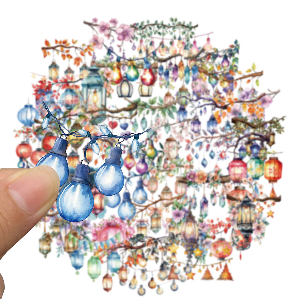 Lantern Stickers (50 pcs)