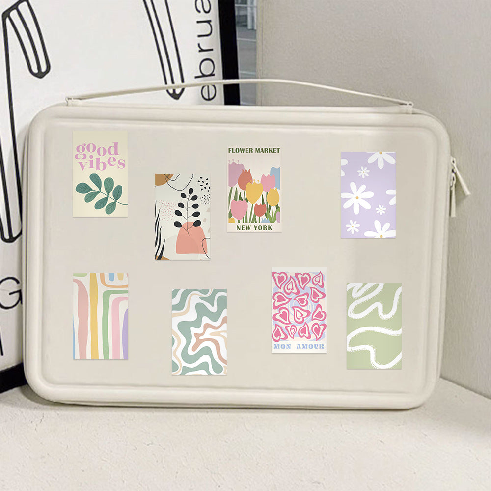 Pastel Abstract Stickers (50 pcs)