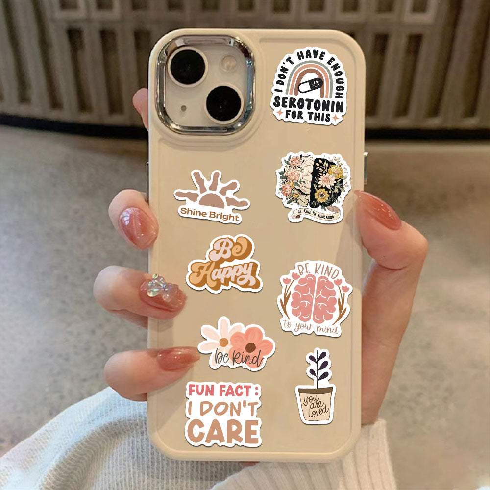 Mental Health Boho Stickers (50 pcs)
